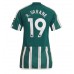 Manchester United Raphael Varane #19 Dámské Venkovní Dres 2023-24 Krátkým Rukávem
